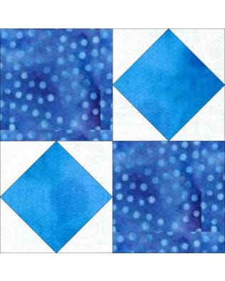 GO! 4-Patch Variation 6" Block Pattern (PQ10619)