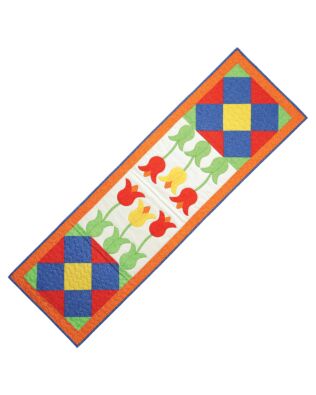 GO! Tulip Time Table Runner Pattern (PQ10436)