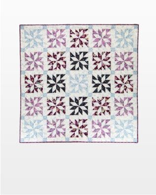 GO! LeMoyne Star Prism Quilt Pattern (PQ10503)