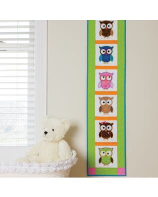 GO! Hoot Hoot Hooray! Wall Hanging Pattern (PQ10507)