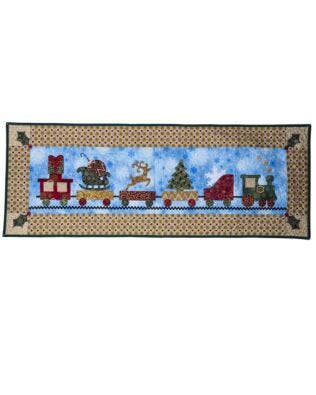 GO! Christmas Train Parade Pillow Pattern (PQ10678)