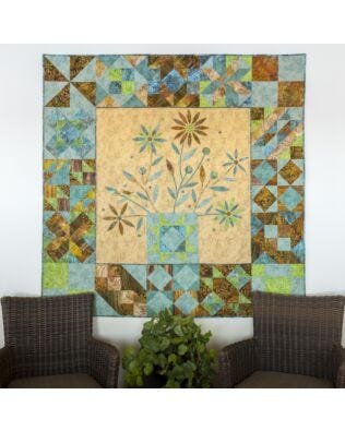 GO! Qube 12" Flower Pot Sampler Quilt (PQ10691)