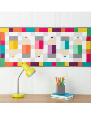 GO! Qube 8" Pencil Me In Wall Hanging Pattern (PQ11012)