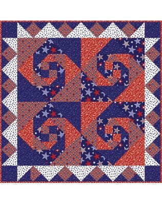 GO! Fantastic Fireworks Table Topper Pattern (PQ11023)