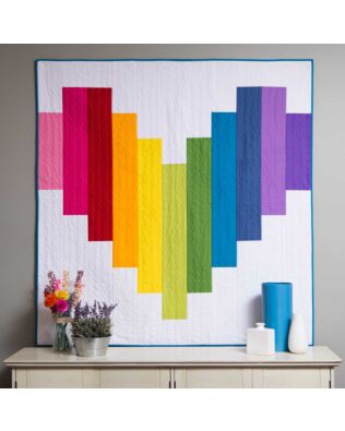 GO! Piece of My Heart Strip Quilt Pattern (PQ11039)