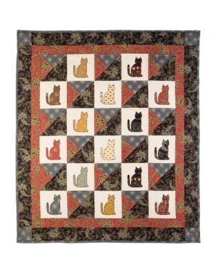 GO! Qube 12" Laura's Kitty Quilt Pattern (PQ11040)