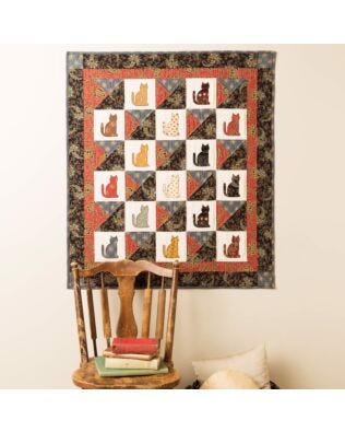 GO! Qube 12" Laura's Kitty Quilt Pattern (PQ11040)