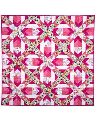 GO! Qube 9" Cutting Edge Throw Quilt Pattern (PQ10748Q)