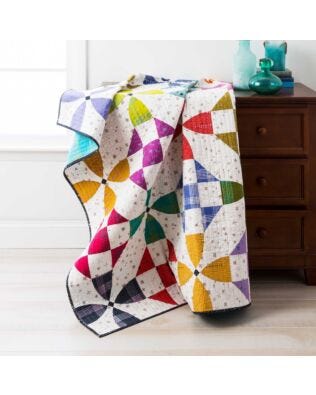 GO! Qube 8" Happy Village Quilt Pattern