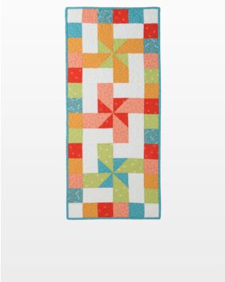 GO! Qube 12" Twirly Wirly Table Runner Pattern