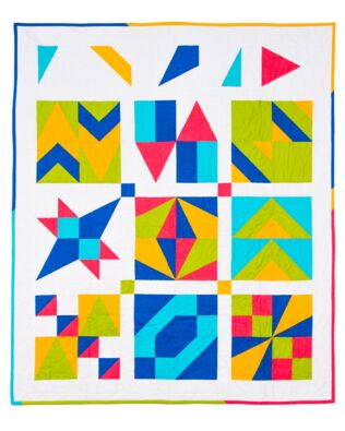 GO! Qube 12" Patch Party Sampler Quilt Pattern