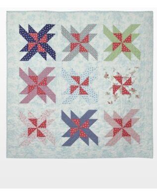 GO! Qube 12" Spin Fresh Quilt Pattern