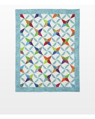 GO! Qube 6" Pinwheel Kite Throw Quilt Pattern