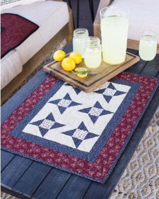 GO! Qube 8" Friendship Star Table Topper Pattern