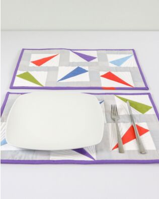 GO! Canoe Confetti Placemats Pattern