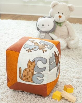 GO! Qube 12" Alphabet Pillow Pattern