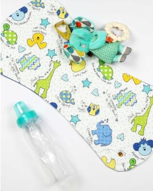 GO! DIY Baby Burp Cloth Pattern