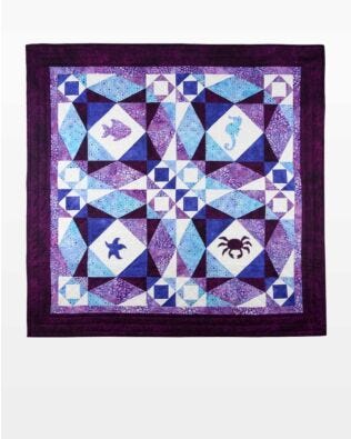 GO! Storm at Sea Life Medley Throw Quilt Pattern