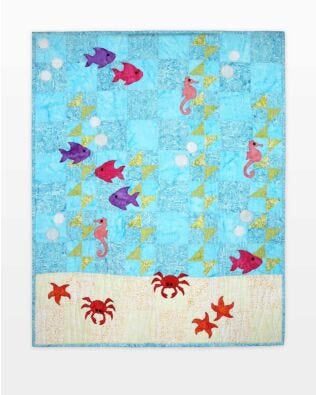 GO! Underwater Sea Adventure Throw Quilt Pattern