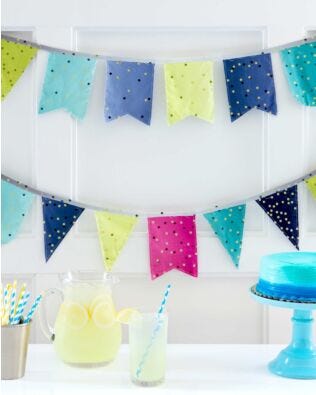GO! Confetti Pennants Banner Pattern