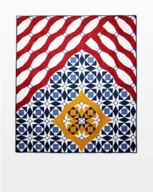 GO! From Sea to Shining Sea Throw Quilt Pattern