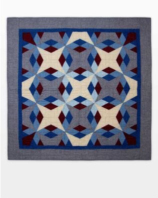 GO! Antique Americana Throw Quilt Pattern