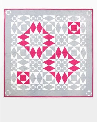GO! Tornado Storm At Sea Throw Quilt Pattern