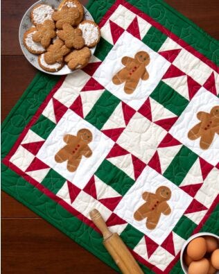 GO! Gingerbread Crossing Wall Hanging Pattern