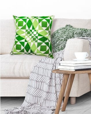 GO! Emerald Sea Pillow Pattern