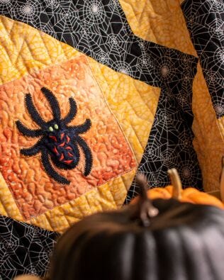 GO! Halloween Medley Throw Quilt Pattern