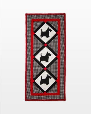 GO! Scottie Dog Table Runner Pattern