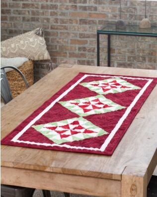 GO! Morning Star Holiday Table Runner Pattern
