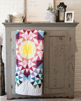 GO! Morning Star Rainbow Quilt Pattern