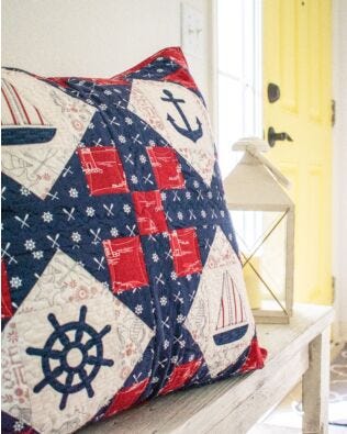 GO! Sail Into Summer Pillow Pattern