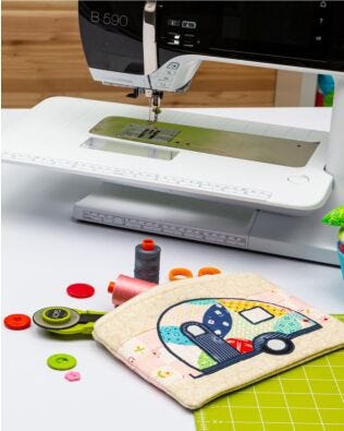 GO! Happy Camper Zipper Pouch Pattern