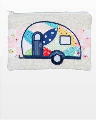 GO! Happy Camper Zipper Pouch Pattern