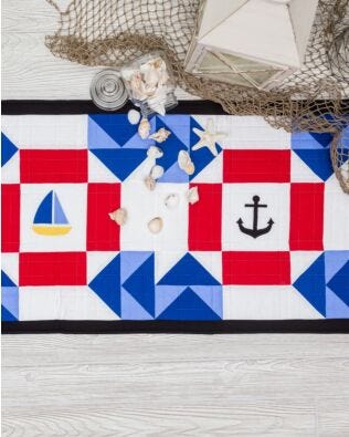 GO! Ahoy Mate Table Runner Pattern