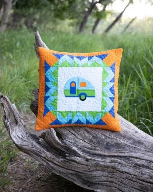 GO! A-Camping We GO Pillow Pattern