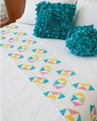 GO! Me Broken Dishes Bed Runner Pattern
