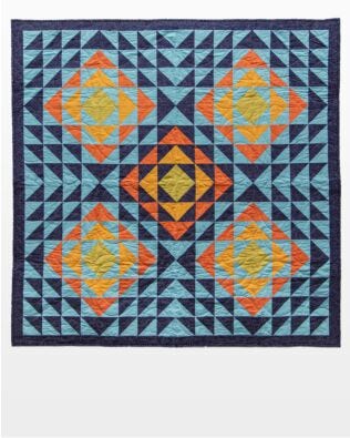 GO! Dahlia Delight Throw Quilt Pattern