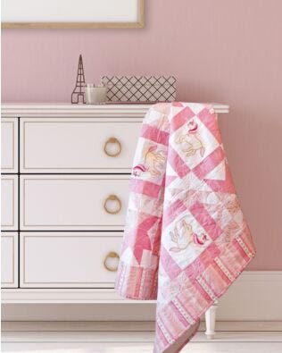 GO! Magical Unicorns Throw Quilt Pattern