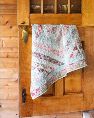 GO! Walk Around the Block Throw Quilt Pattern