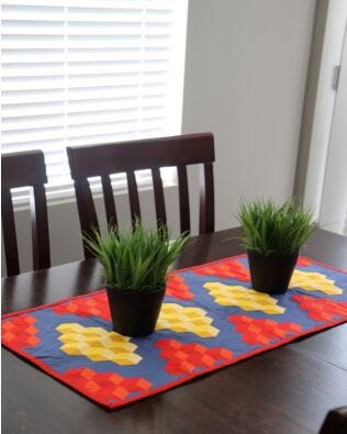 GO! Tumbling Diamonds Table Runner Pattern