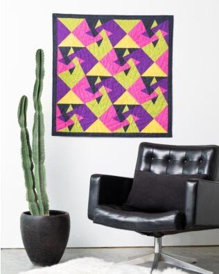 GO! Retro Twist Wall Hanging Pattern