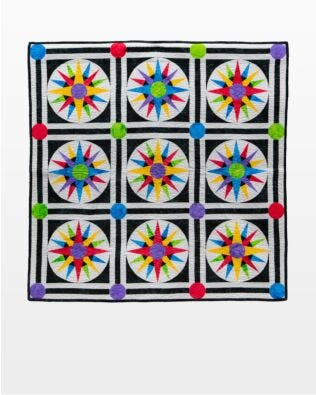 GO! Color Wheel Throw Quilt Pattern