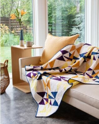 GO! Starry Lattice Throw Quilt Pattern