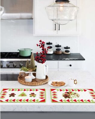GO! Gingerbread Friends Placemats Pattern