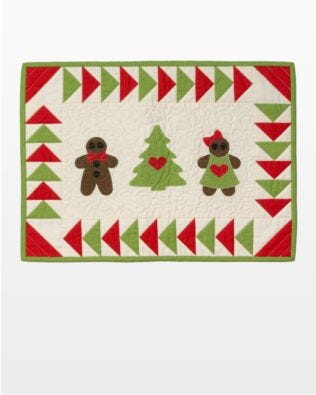 GO! Gingerbread Friends Placemats Pattern