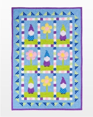GO! Gnomes in the Garden Wall Hanging Pattern