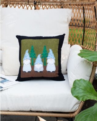 GO! Gnome Sweet Gnome Pillow Pattern